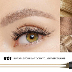 Espoce lapiz cejas trazos naturales con un solo trazo.