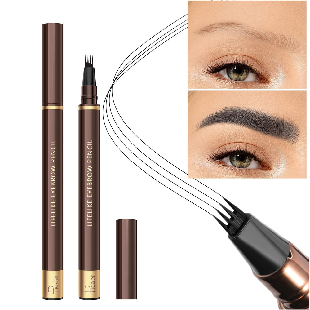Espoce kit cejas con dos lápices y dos brochas para estilos versátiles