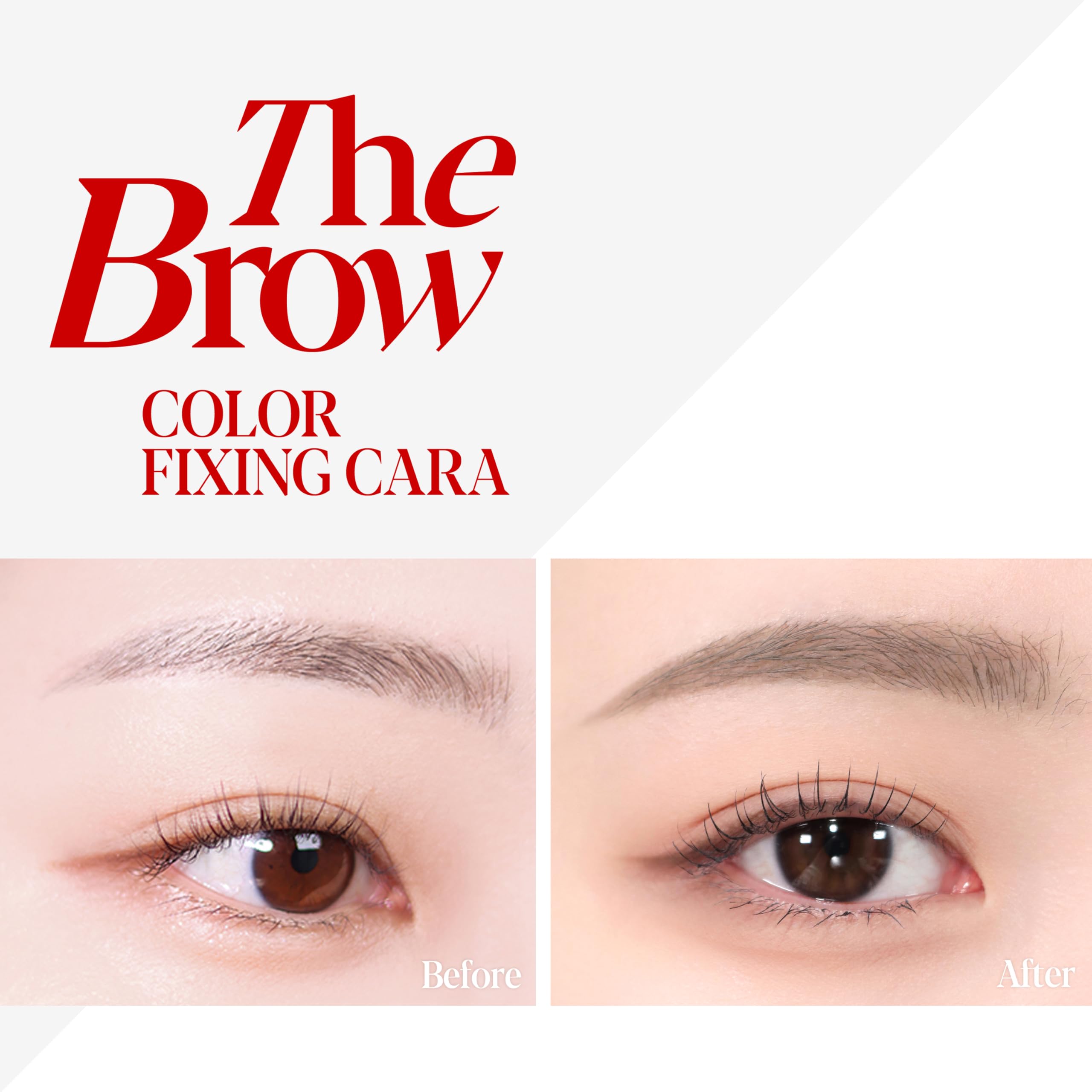 Espoir fijador de cejas con tono gris frío para definición natural.