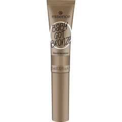 textura ligera del bronceador líquido essence con acabado uniforme