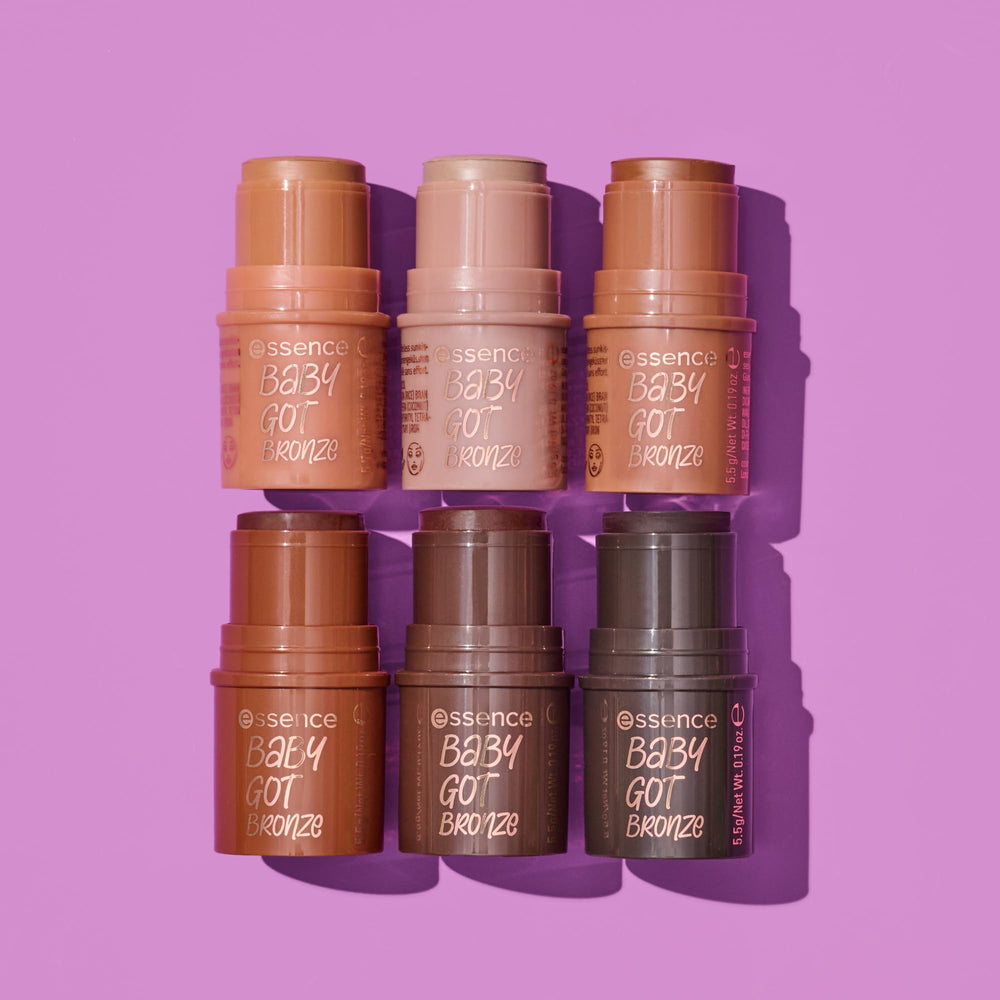 essence Baby Got Bronze Stick, tono versátil para pieles diversas