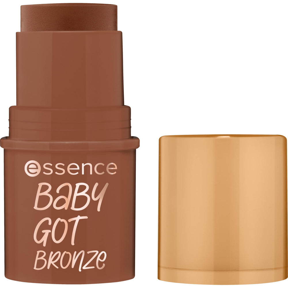 essence Baby Got Bronze Stick, empaque compacto ideal para retos en viaje