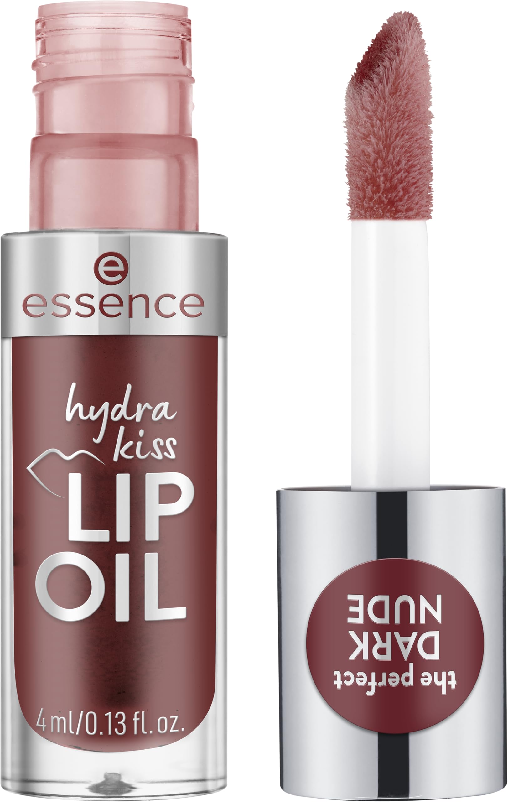 essence Hydra Kiss Lip Oil brillo intenso para labios hidratados.