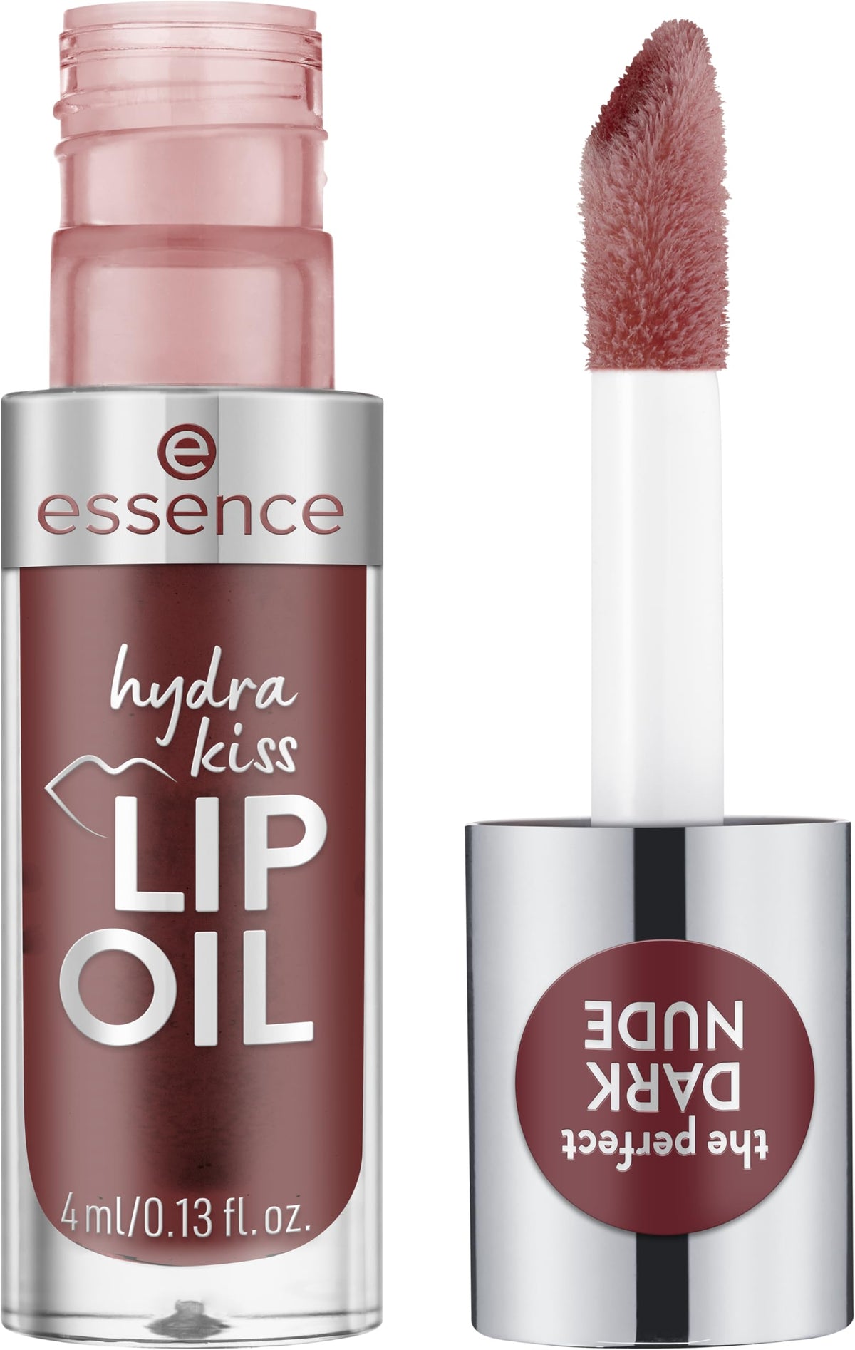 essence Hydra Kiss Lip Oil brillo intenso para labios hidratados.
