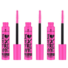 essence I Love Extreme Crazy Volume Mascara, aplicador, añade volumen intenso y definición diaria.