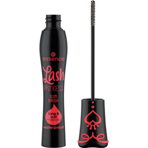 Essence Lash Princess Slim Brush, aplicador de fibra fino para definición y separación.