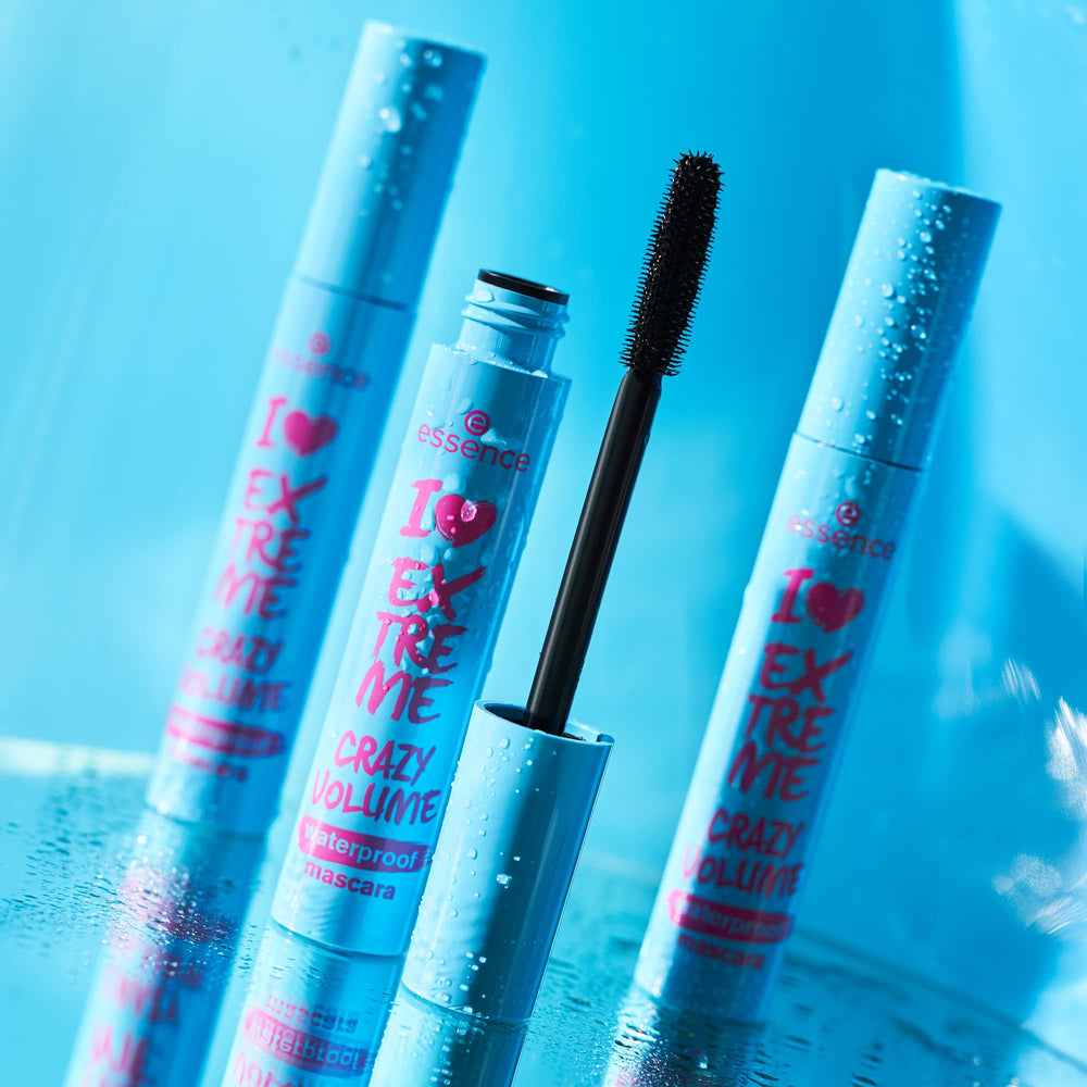 essence Mascara de volumen extremo impermeable – sin parabenos, fragancia ni microplásticos