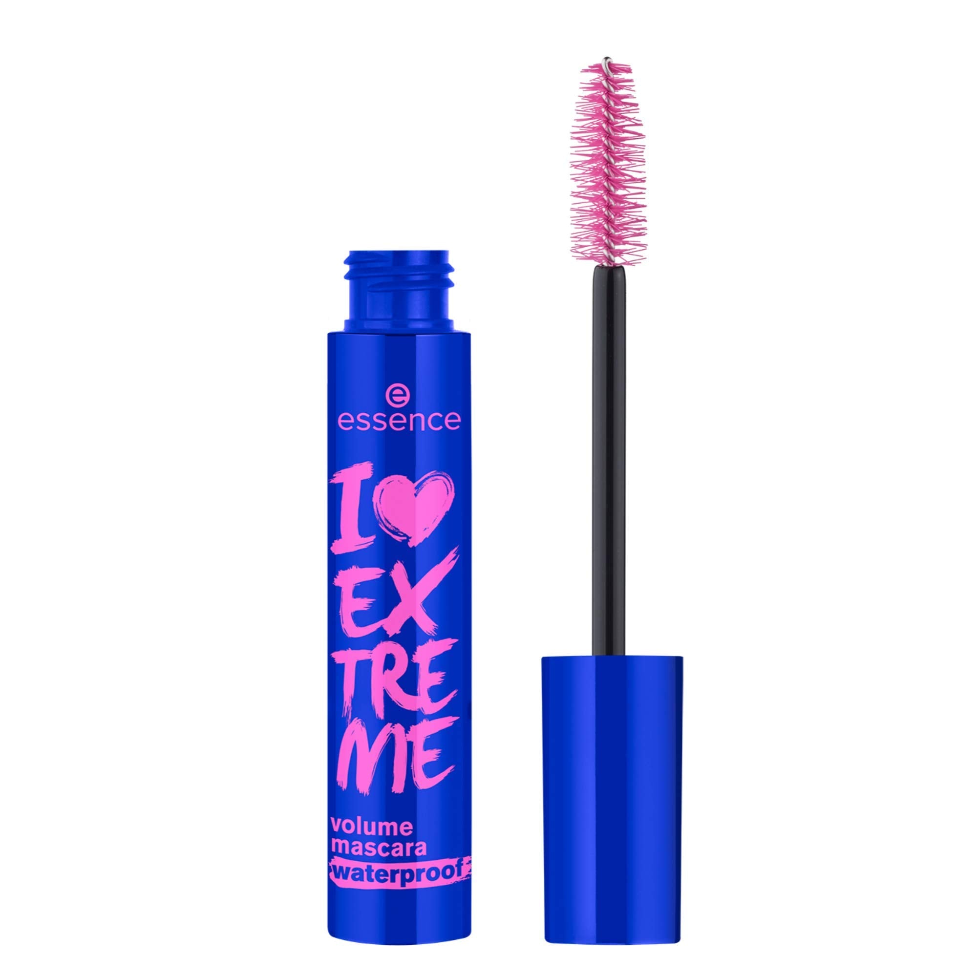 essence máscara volumen extremo con brocha grande para pestañas intensas