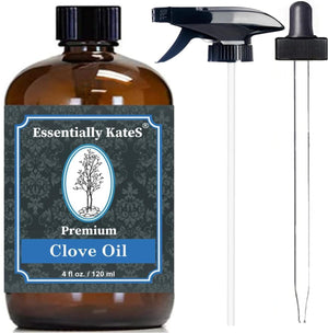 Essentially KateS Aceite Clavo Hoja, vertido para aromaterapia con aroma herbáceo y amaderado.