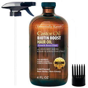 Essentially KateS Aceite de Ricino para Cabello, goteo suave que hidrata y aporta brillo