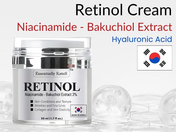 Essentially KateS Retinol Cream para contorno de ojos con hidratación suave.