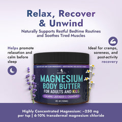 Essentiallybased mantequilla de magnesio hidrata la piel con textura suave.
