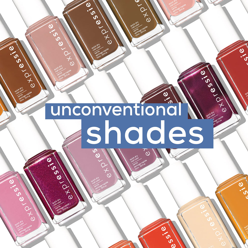 Envase compacto de 10 ml de Essie Expressie para llevar.