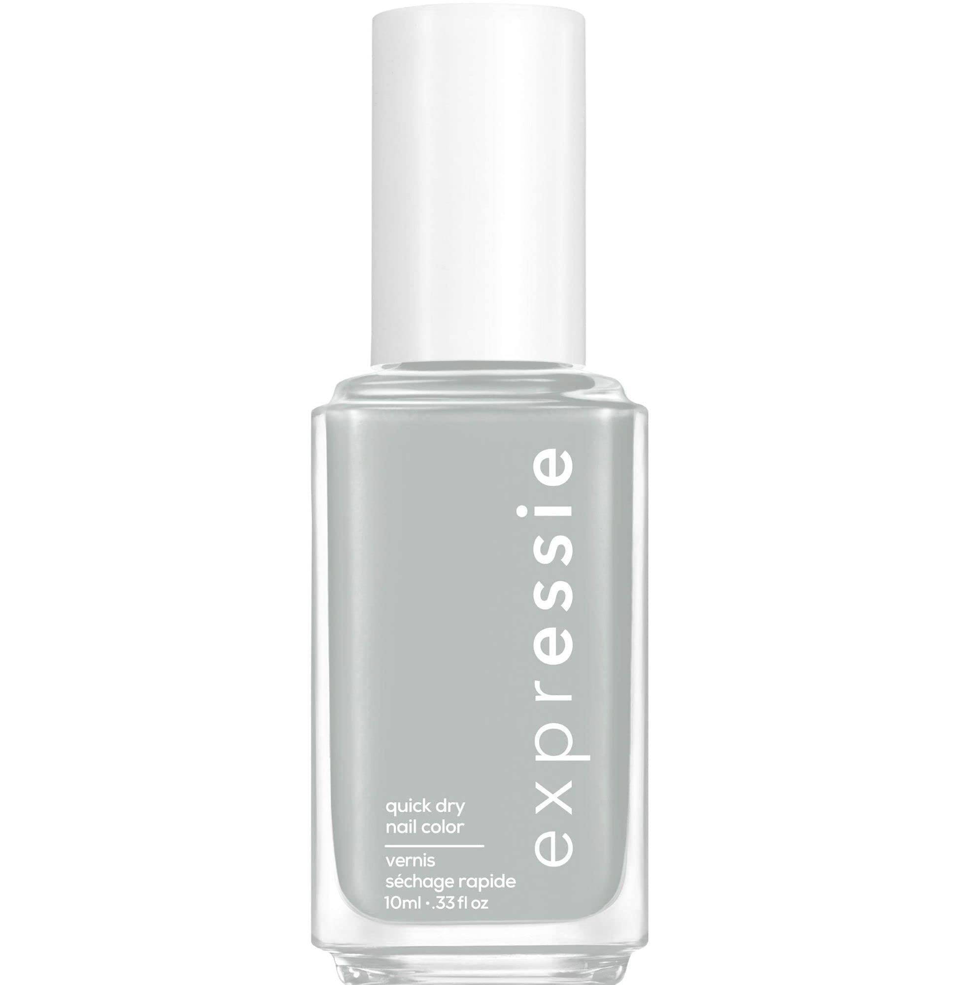 essie Expressie secado rápido en In The Modem, tono gris claro para uñas.
