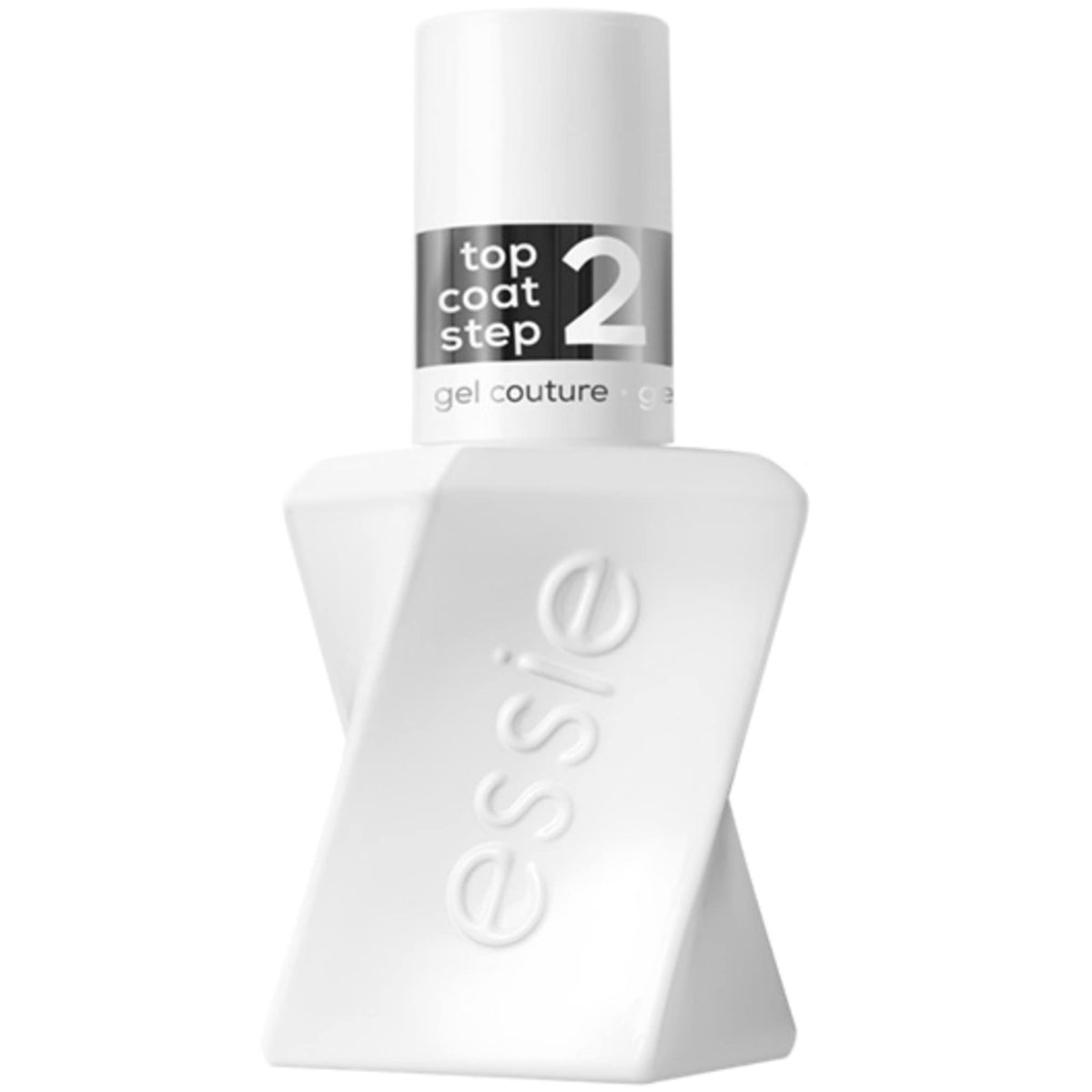 essie Gel Couture, bote con brillo tipo gel y acabado duradero.