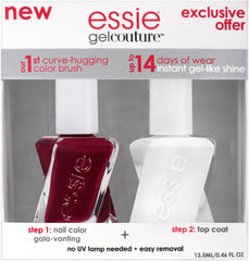 Capa superior de essie Gel Couture para un acabado ultrabrillante y duradero