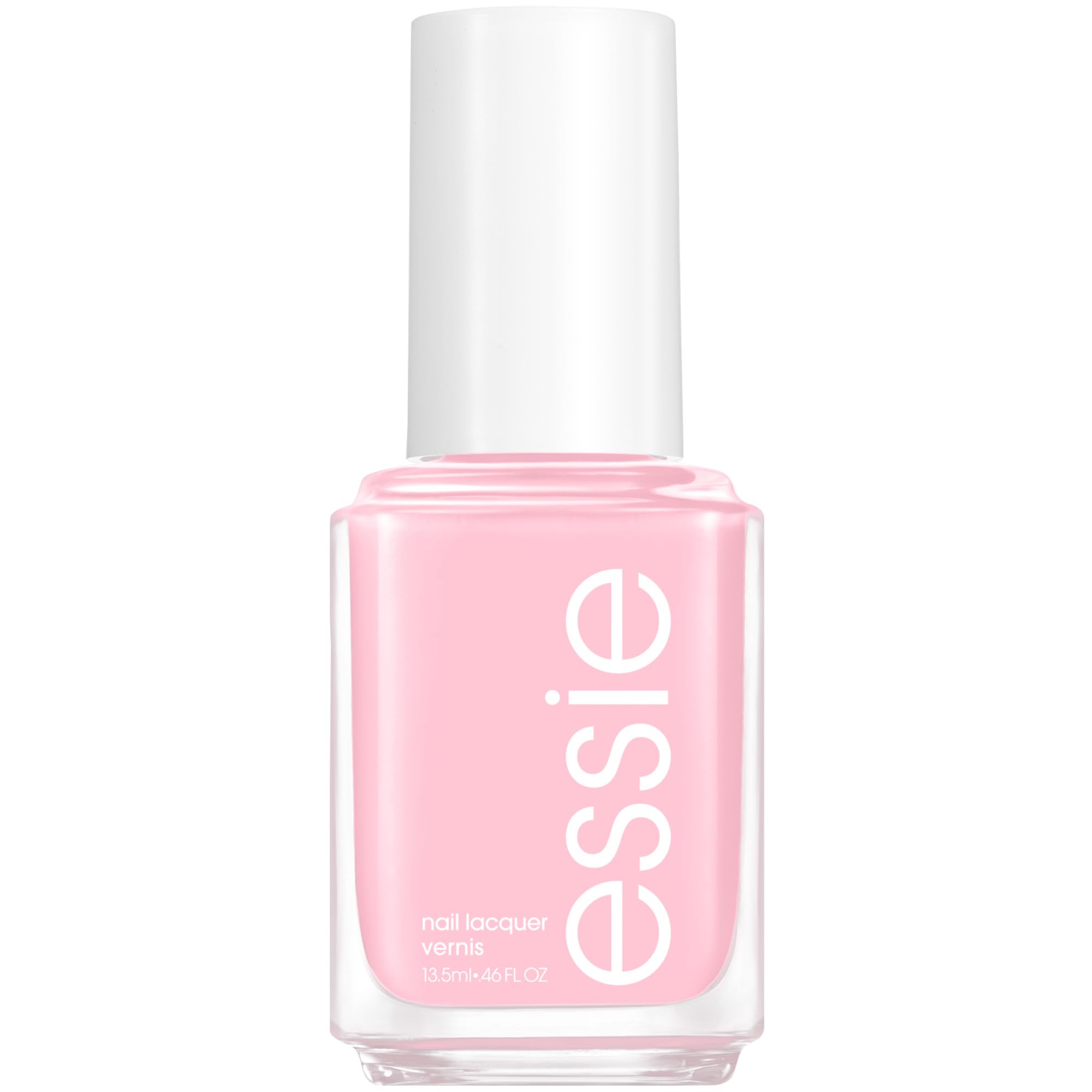 Esmalte essie Minimalista en botella; color rosado suave, acabado cremoso.