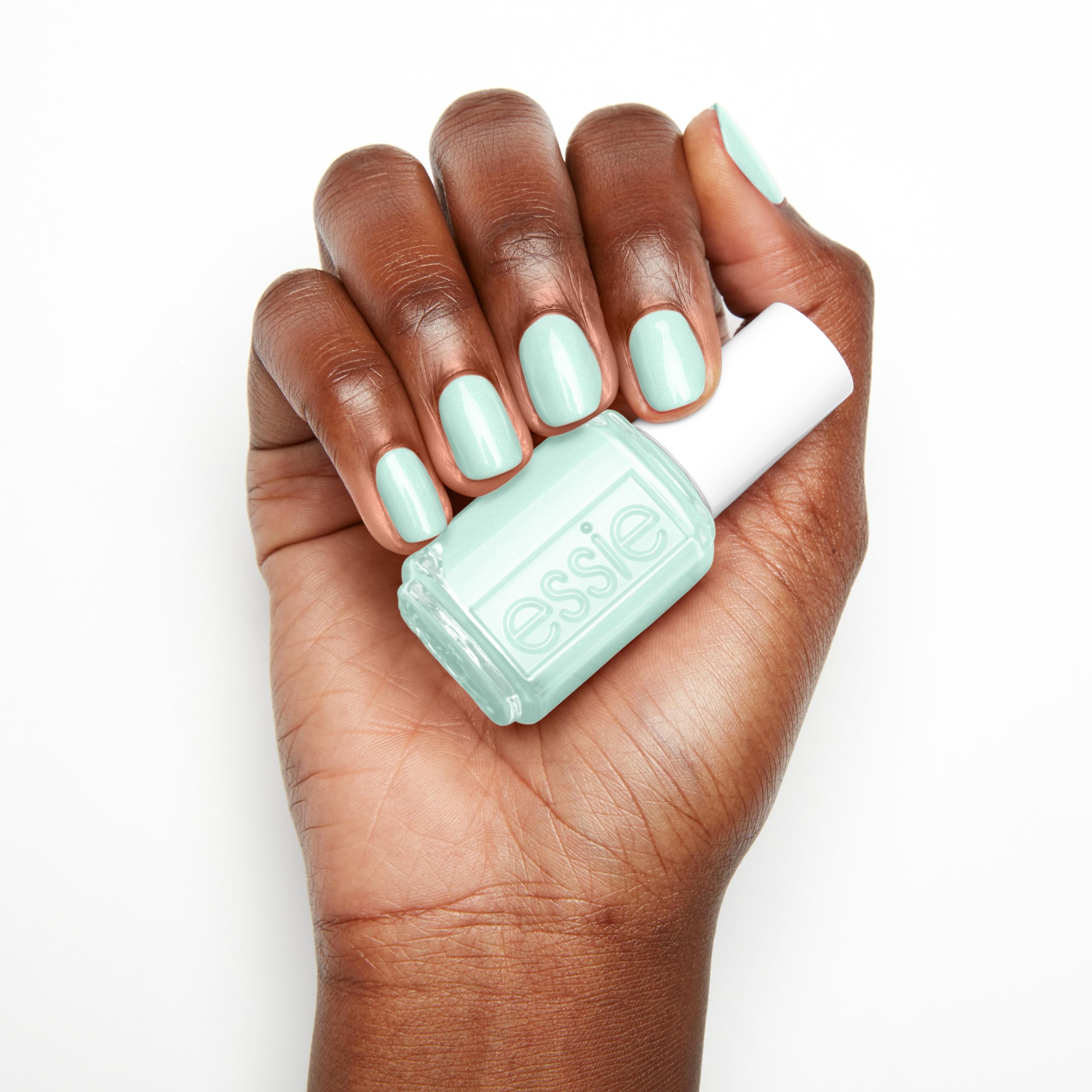 Envase de 13,6 ml de essie Seas The Day para manicuras rápidas.