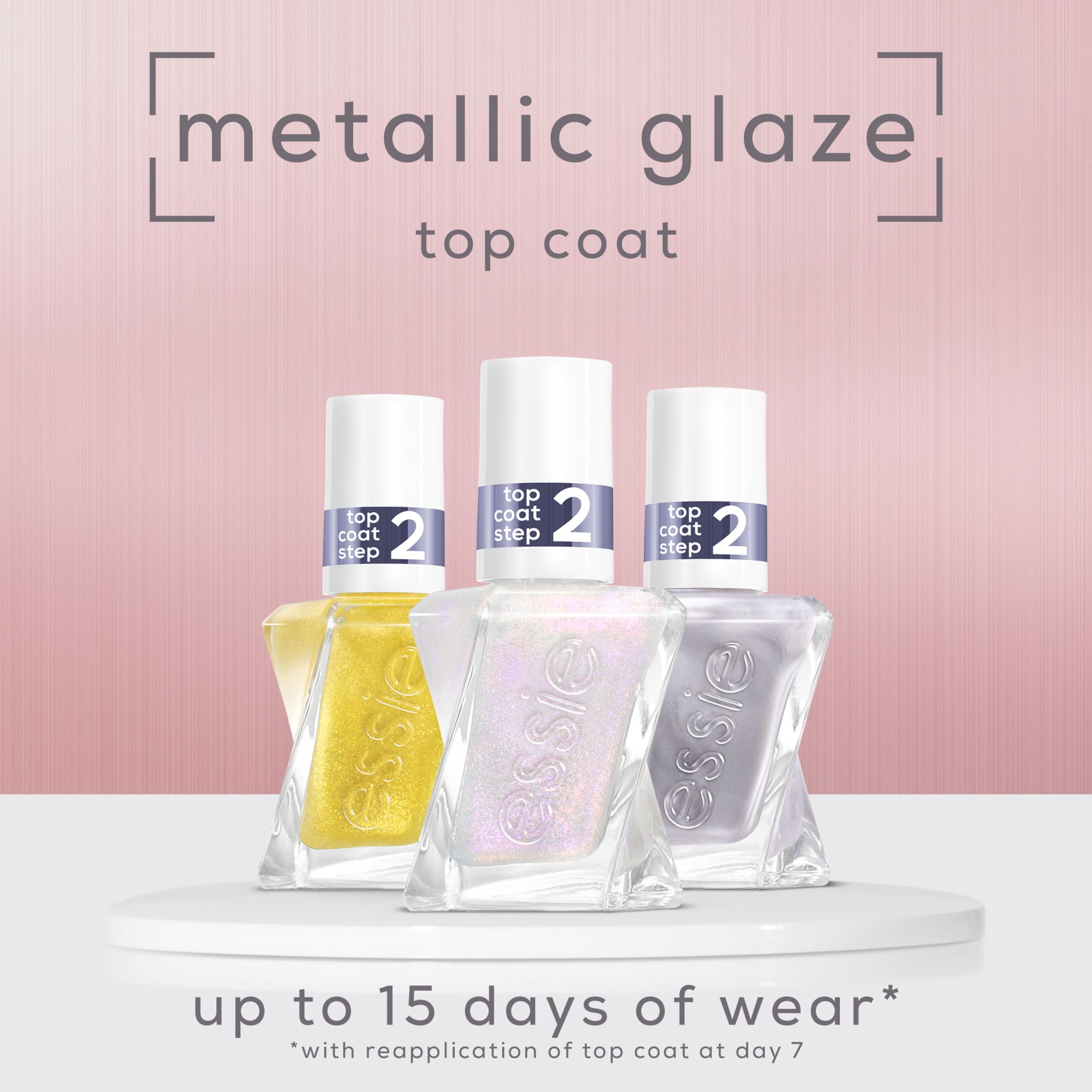 Sistema de dos pasos de ESSIE sin lámpara UV para manicuras fáciles.