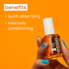 essie Uñas mejor hidratadas con aceite nutritivo para cutículas.
