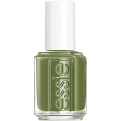 Essie Win Me Over, tono kaki verde cremoso, acabado pulido.