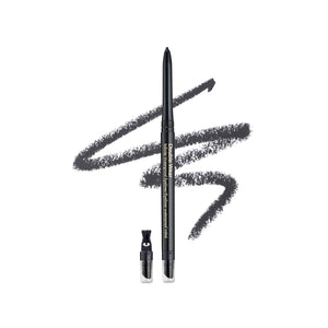 Delineador Estée Lauder Double Wear 24h impermeable para definición duradera.