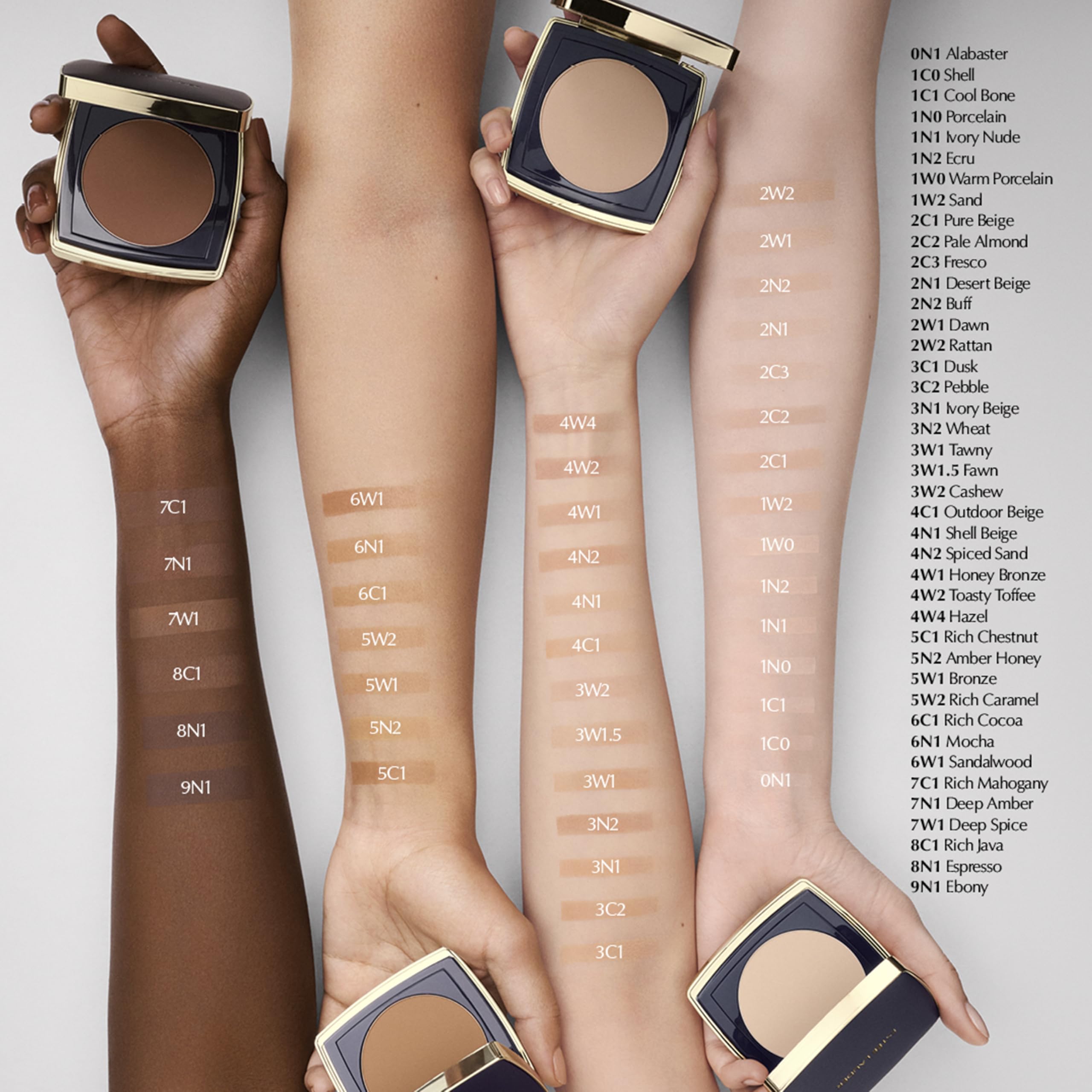 Textura microfin de Estée Lauder Double Wear, sensación ligera y confortable.
