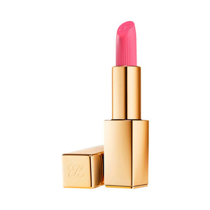 Estée Lauder barra labial, caja dorada, acabado suave para uso diario