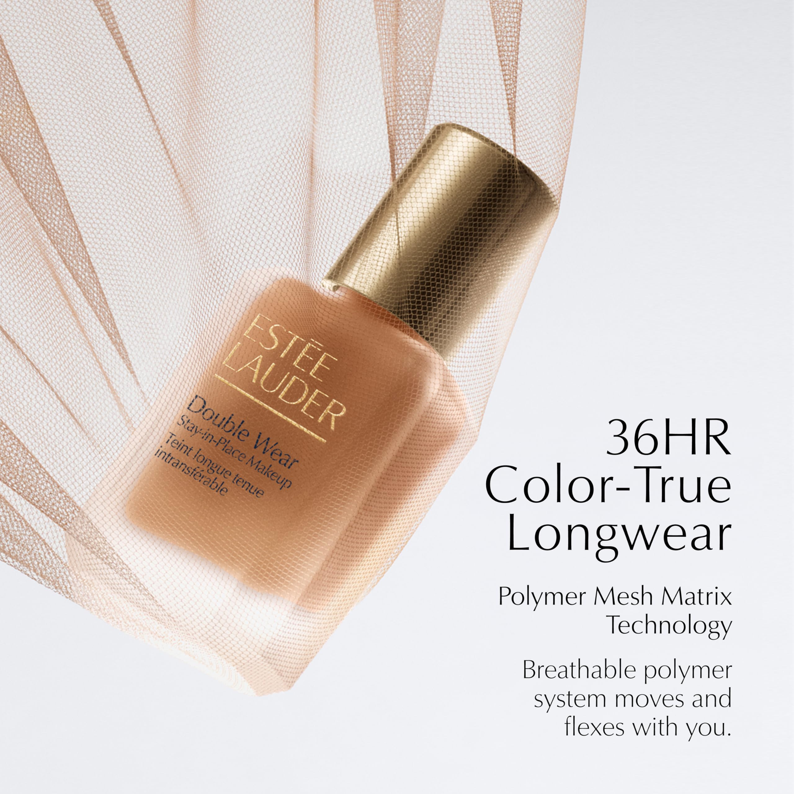 Estée Lauder Double Wear, control de aceite 36h, piel equilibrada y mate.