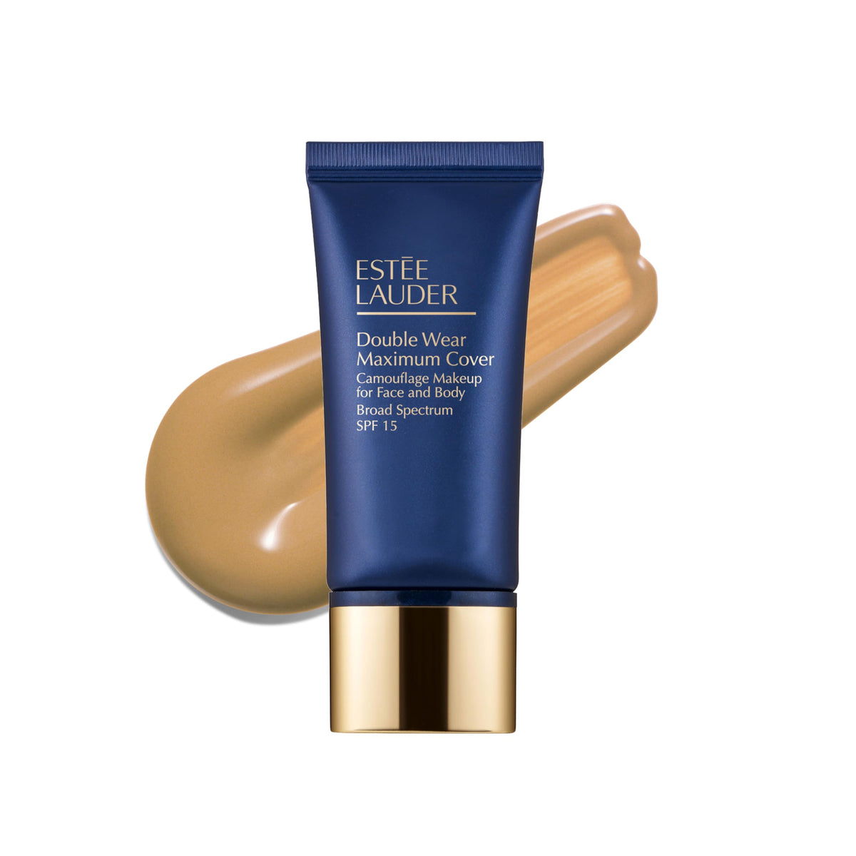 Frasco de Estée Lauder con cobertura total para rostro y cuerpo.