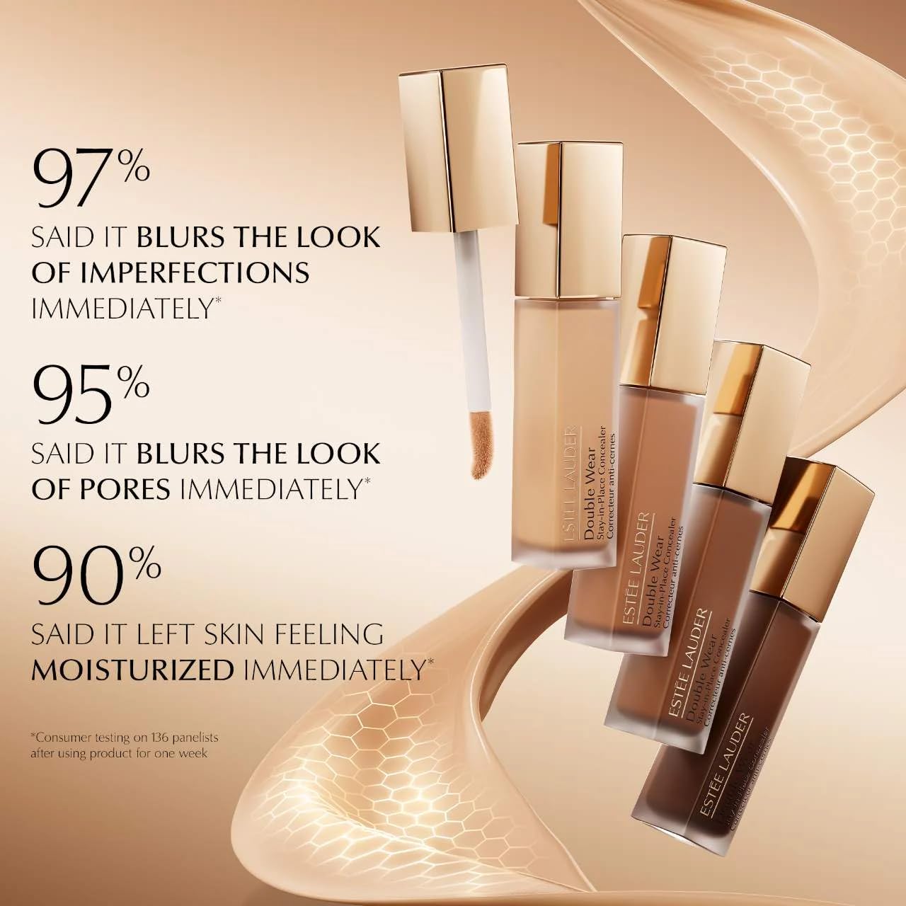 Punta micro para áreas difíciles, de Estée Lauder Double Wear.