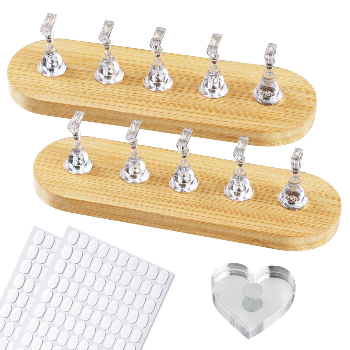 ESUOHYM base de madera amplia garantiza estabilidad al practicar uñas.