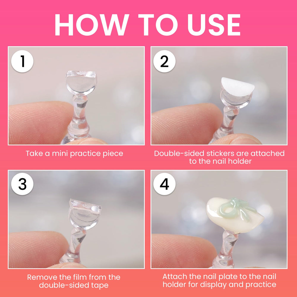 ESUOHYM: puntas acrílicas para diferentes estilos de uñas y diseños.