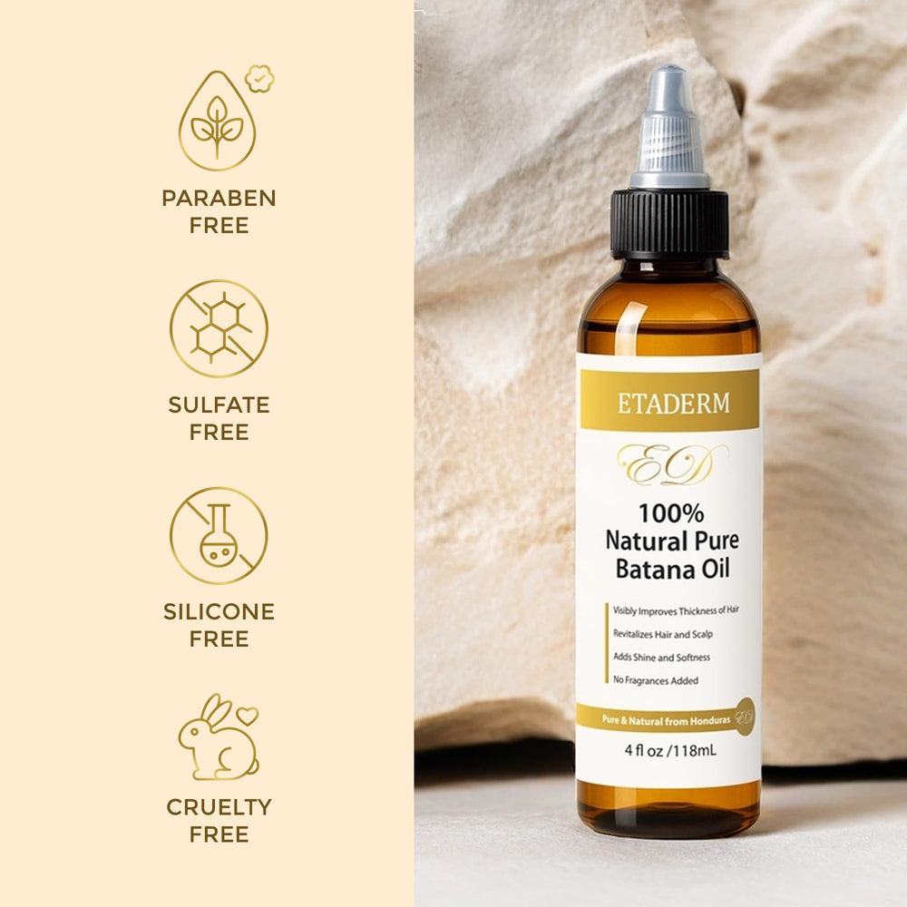 ETADERM Batana: rutina diaria de cuidado capilar para cabello suave y más fuerte