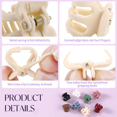 ETANEAR clips para niñas y adolescentes, opción suave y segura para peinados.