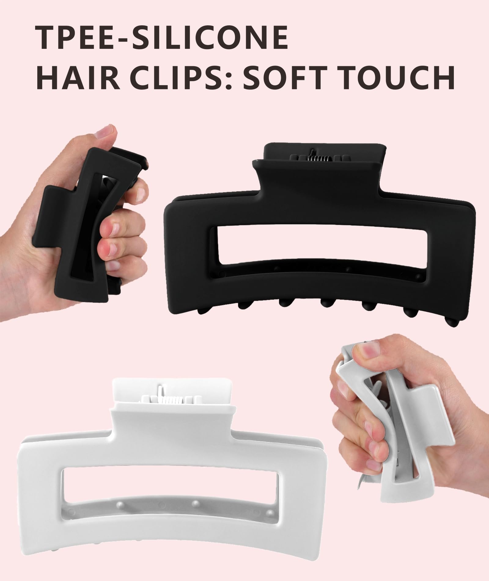ETANEAR clip garra nube en colores modernos para todo look