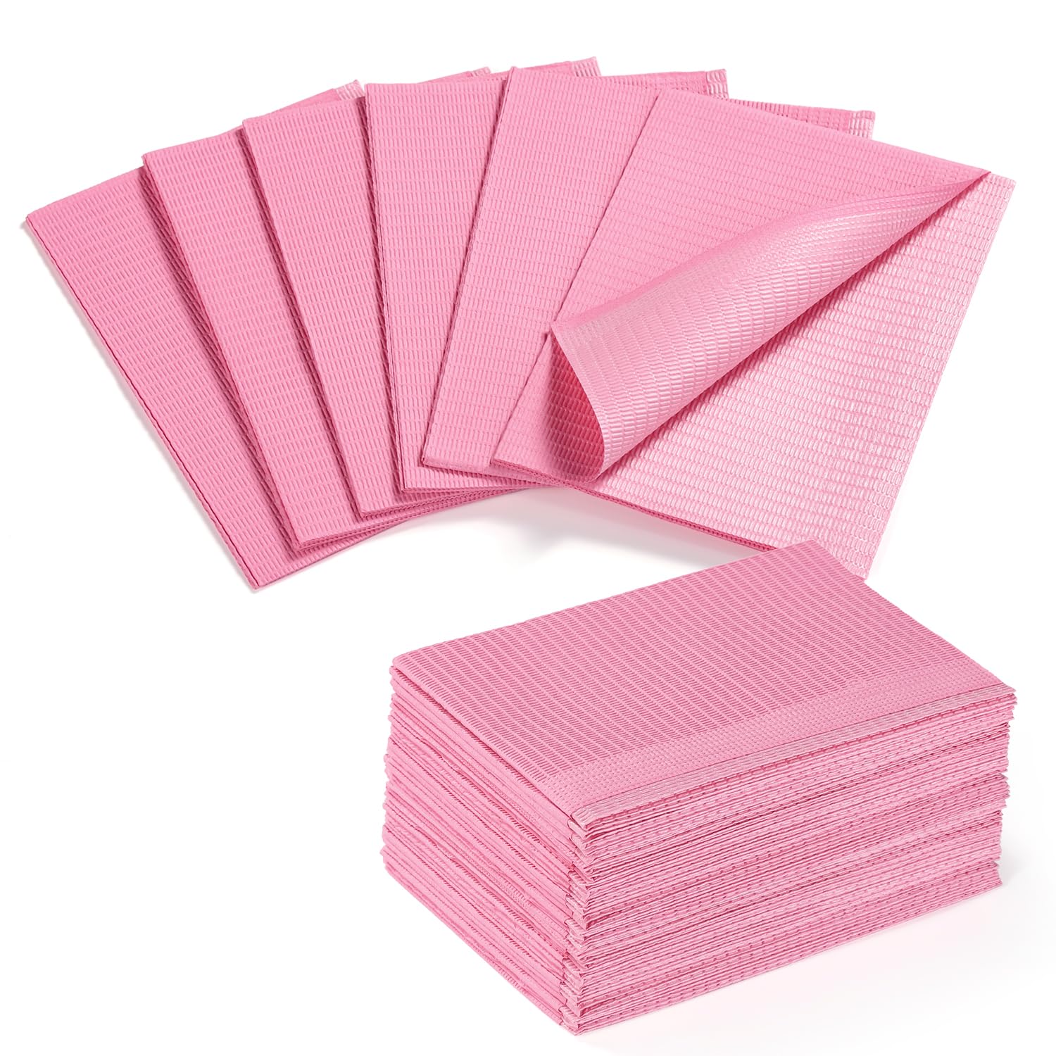Tapete desechable Etercycle para uñas, 50 piezas, rosa, protege la mesa durante la manicura.