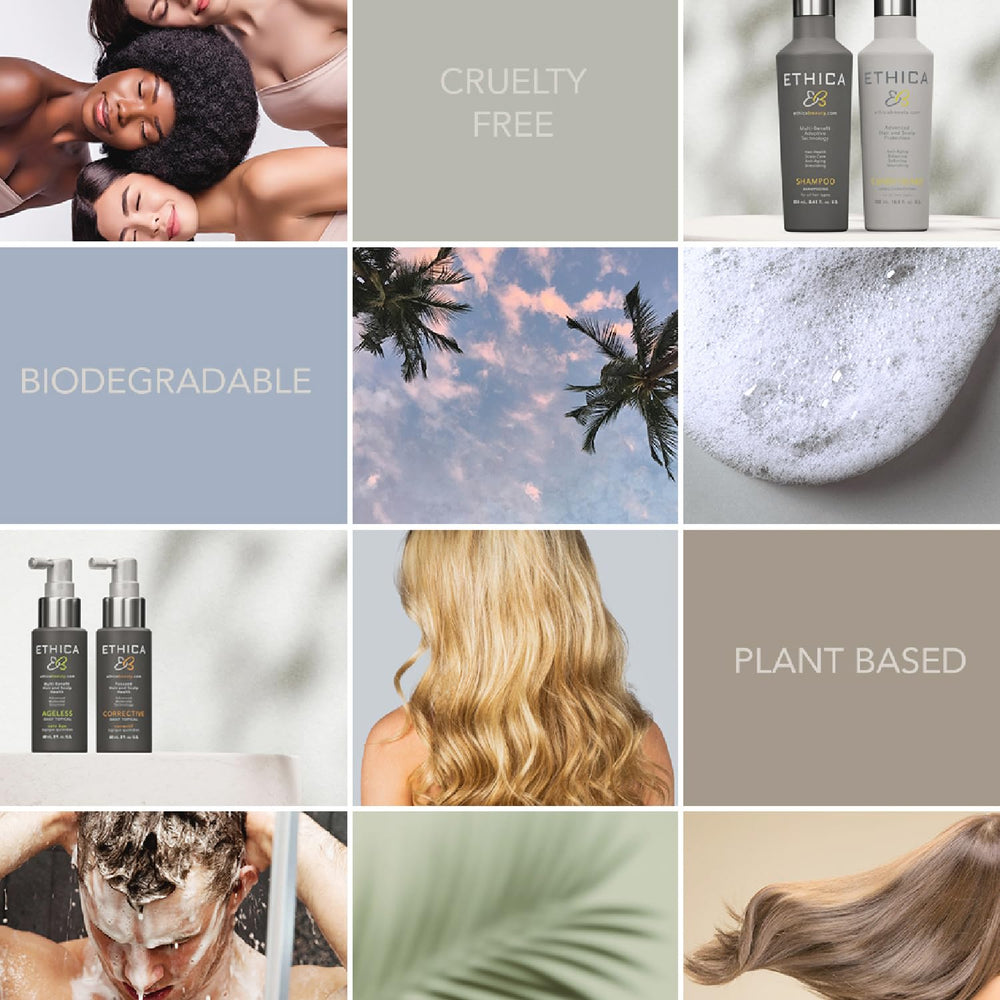 Ethica Beauty fórmula anti edad puede apoyar crecimiento de cabello más grueso.