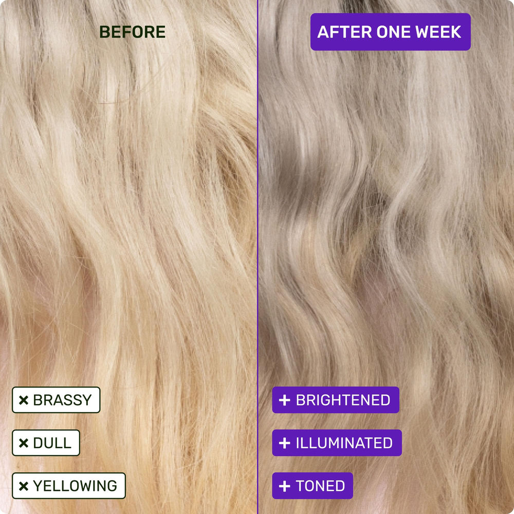 Ethique champú sólido morado con aceite de babassu para fortalecer el cabello.