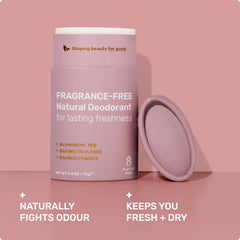 Desodorante Ethique con oxido de zinc para control natural de olores