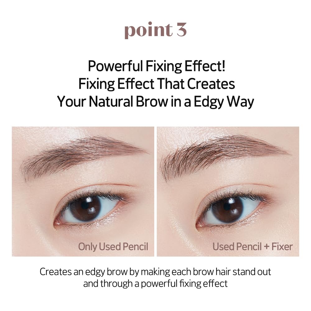 ETUDE Bare Edge Brow Pencil larga duración para todo el día