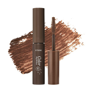 ETUDE Color My Brows con aplicacion-aplicador para definir cejas con precisión.