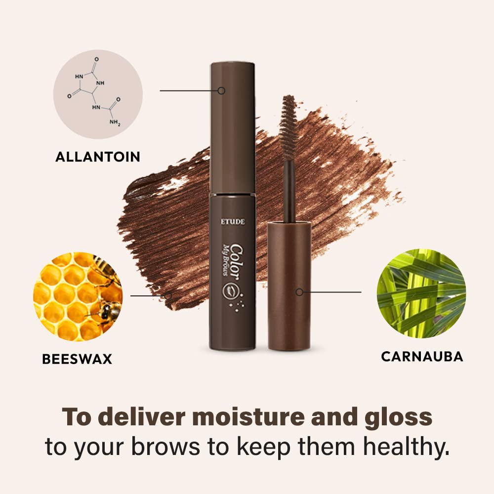 ETUDE Color My Brows aplicador fácil para retoques rápidos.