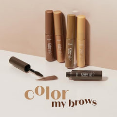 Coloración 3D natural que mejora la definición de las cejas con ETUDE Color My Brows.