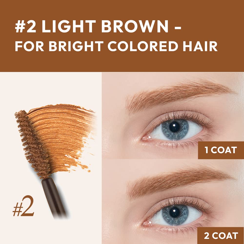 ETUDE Color My Brows ingredientes nutritivos mantienen cejas hidratadas.