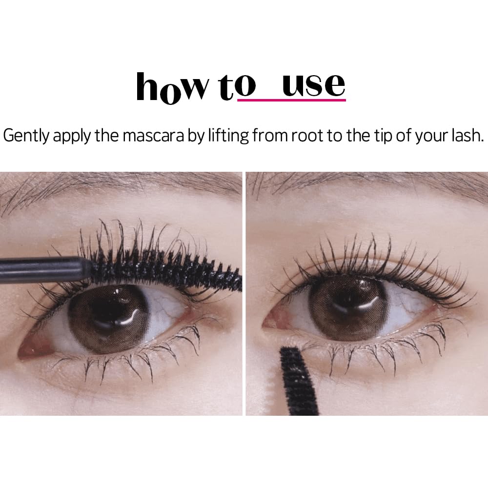 ETUDE Curl Fix Mascara, definición impecable con look pulido.