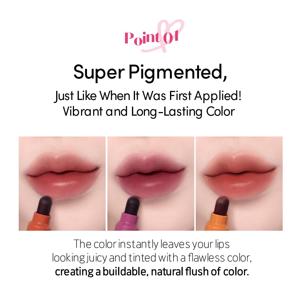 ETUDE Dear Darling Tinte Marcador aplicación precisa para definición rápida.