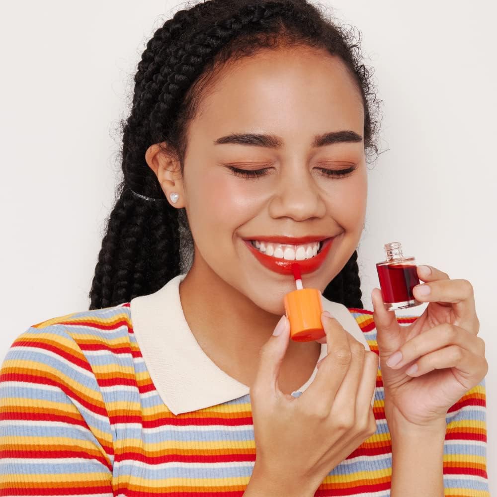 ETUDE Dear Darling Water Tint Naranja Ade, color intenso y apilable para labios y mejillas.