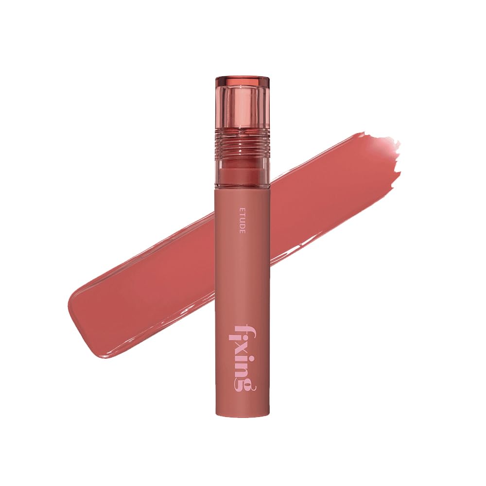 ETUDE Fixing Tint 12 en salmón-ladrillo para labios con acabado mate duradero