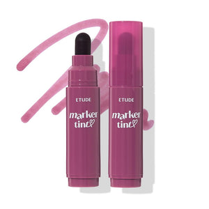 ETUDE Dear Darling Marker Tint tono grosella negra para labios con aplicación precisa y color duradero